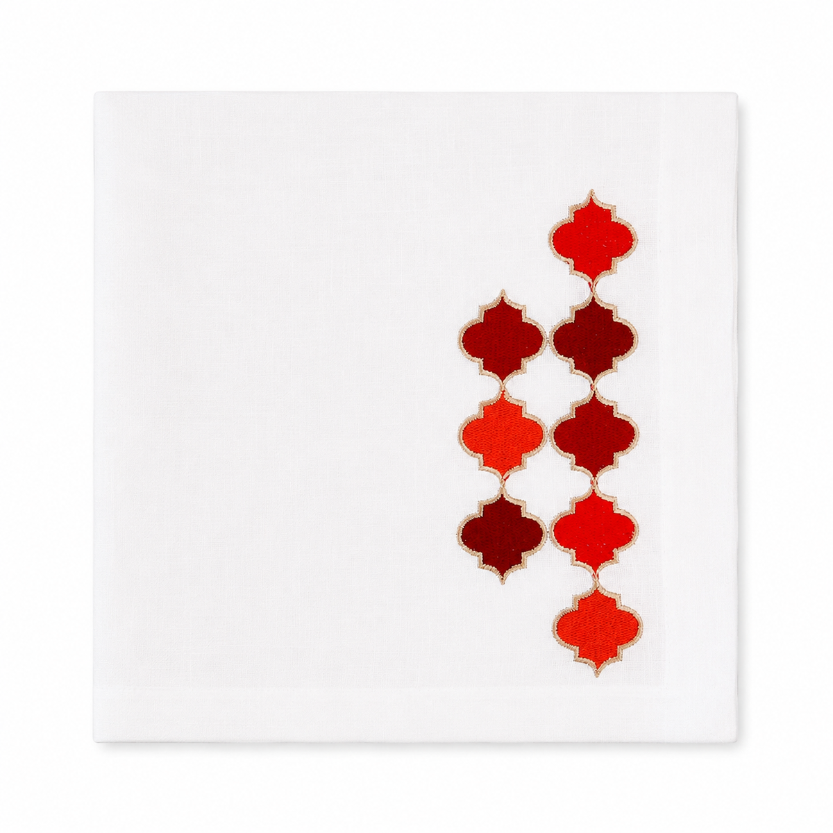 Ensemble 4 serviettes de table Collection Royal Rouge
