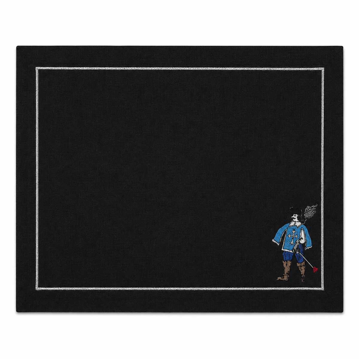 Ensemble 4 sets de Table Collection Musketeer Noir