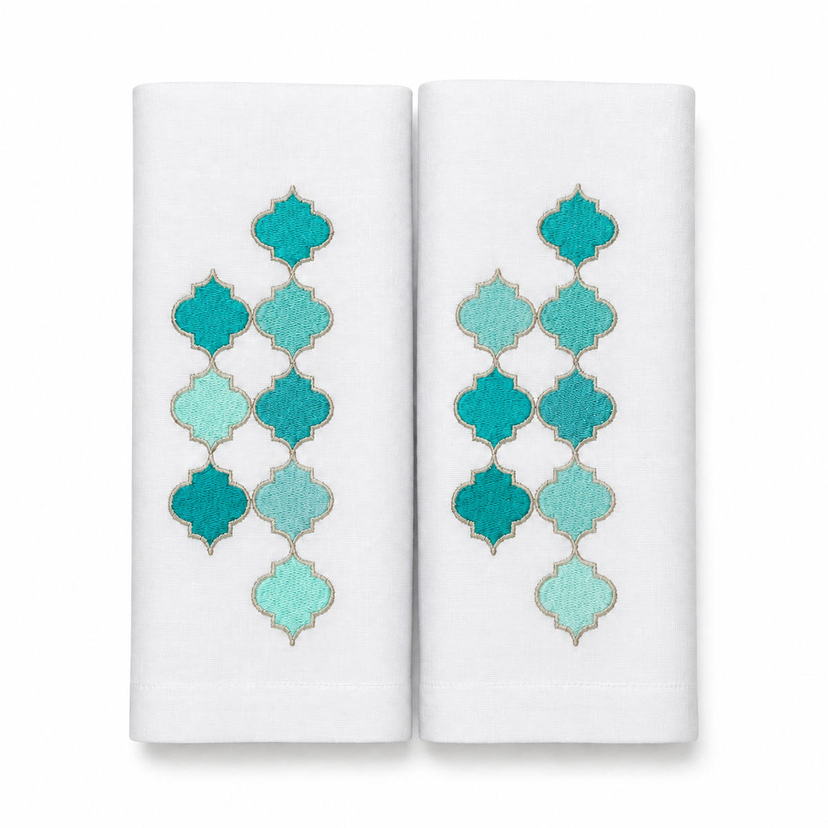 Ensemble 4 serviettes de table Collection Royal Green