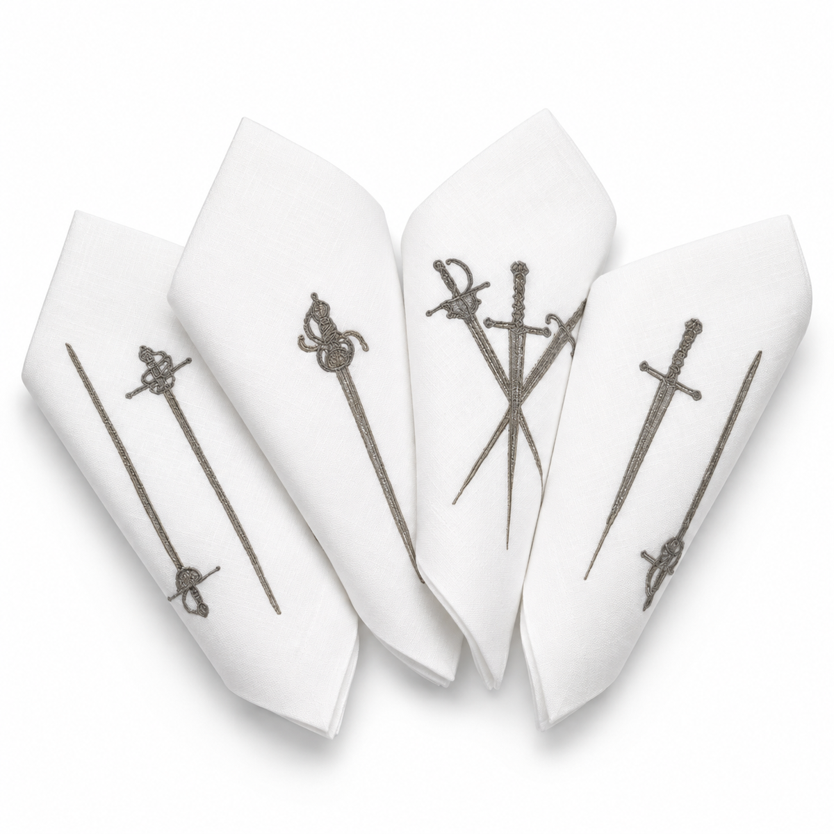 Ensemble 4 serviettes de table Collection Sword
