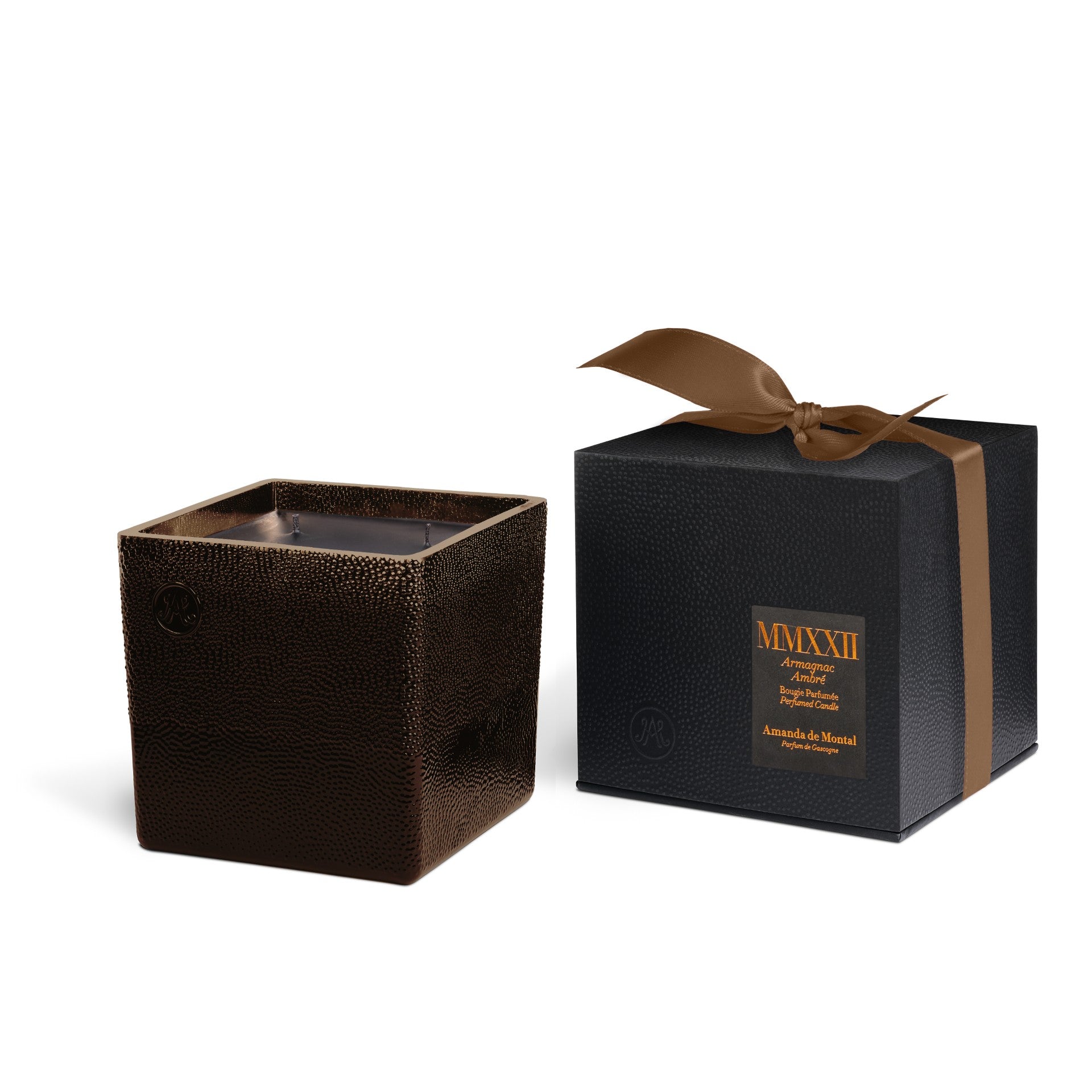 Armagnac Ambré Bougie Parfumée 4 mèches Maxi