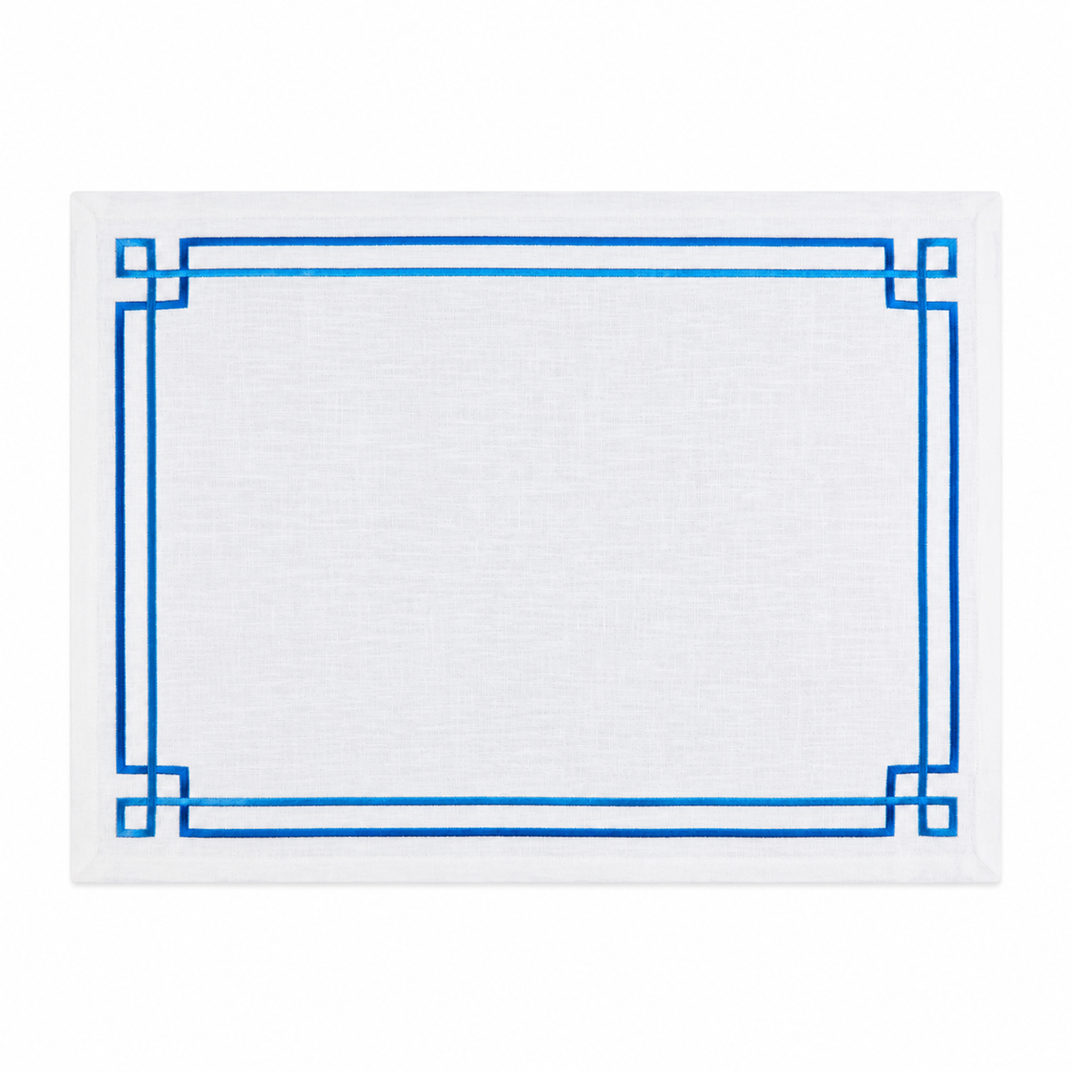 Collection 4 sets de table Collection Linear Bleu