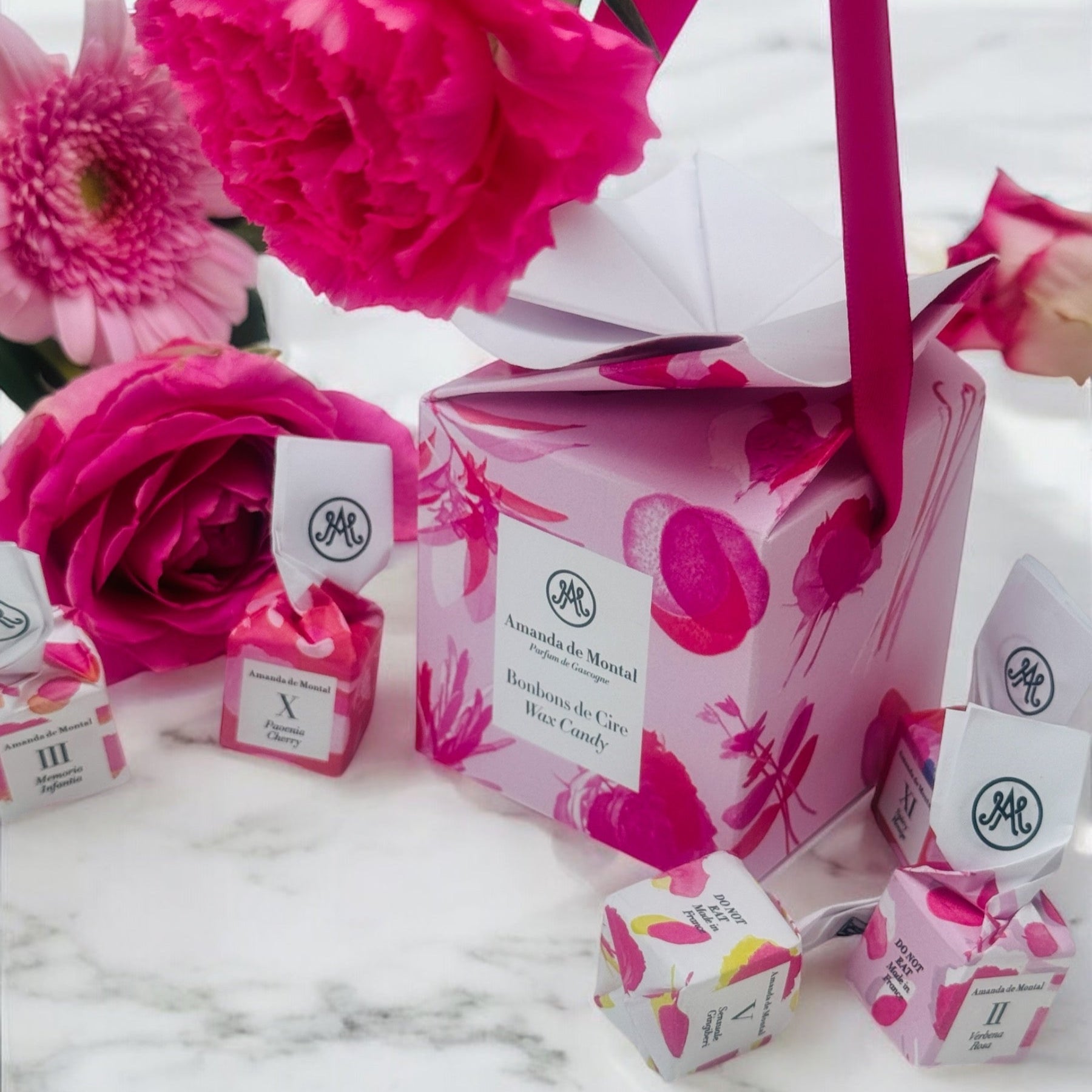 Boite de bonbons parfumés PINK