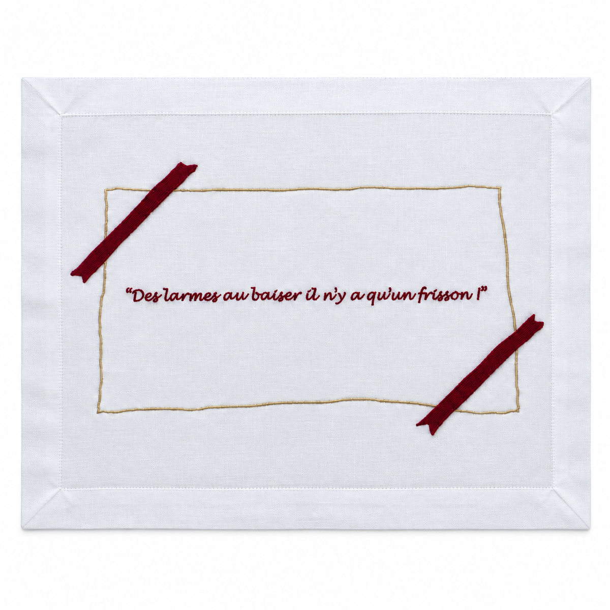 Ensemble 4 sets de Table Collection Cyrano Rouge