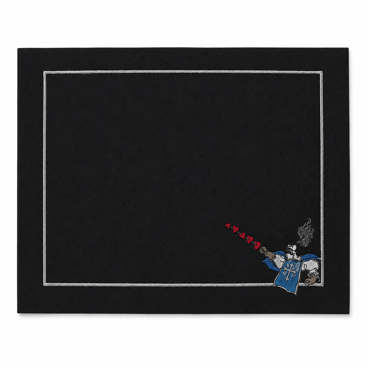 Ensemble 4 sets de Table Collection Musketeer Noir