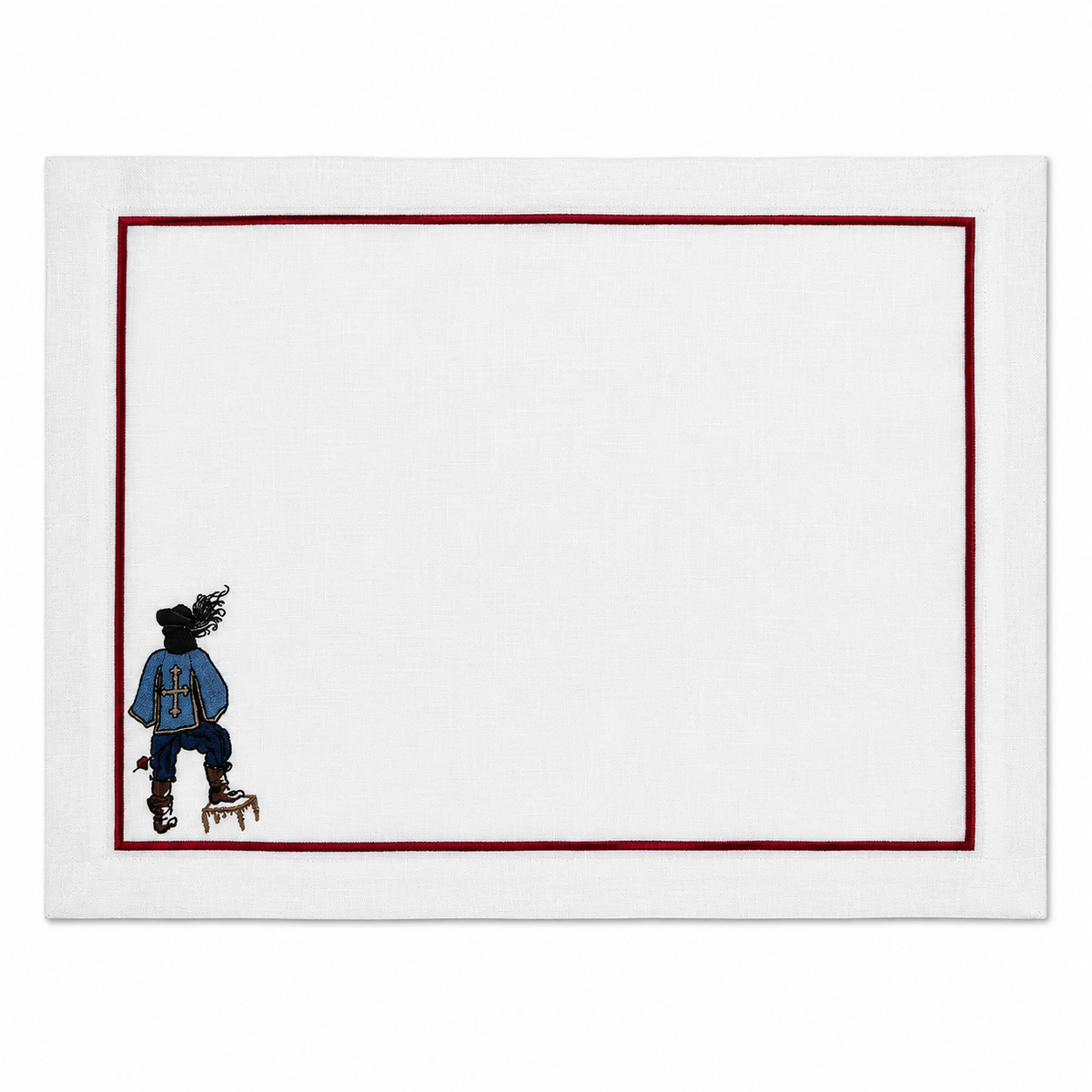 Ensemble 4 sets de Table Collection Musketeer Rouge