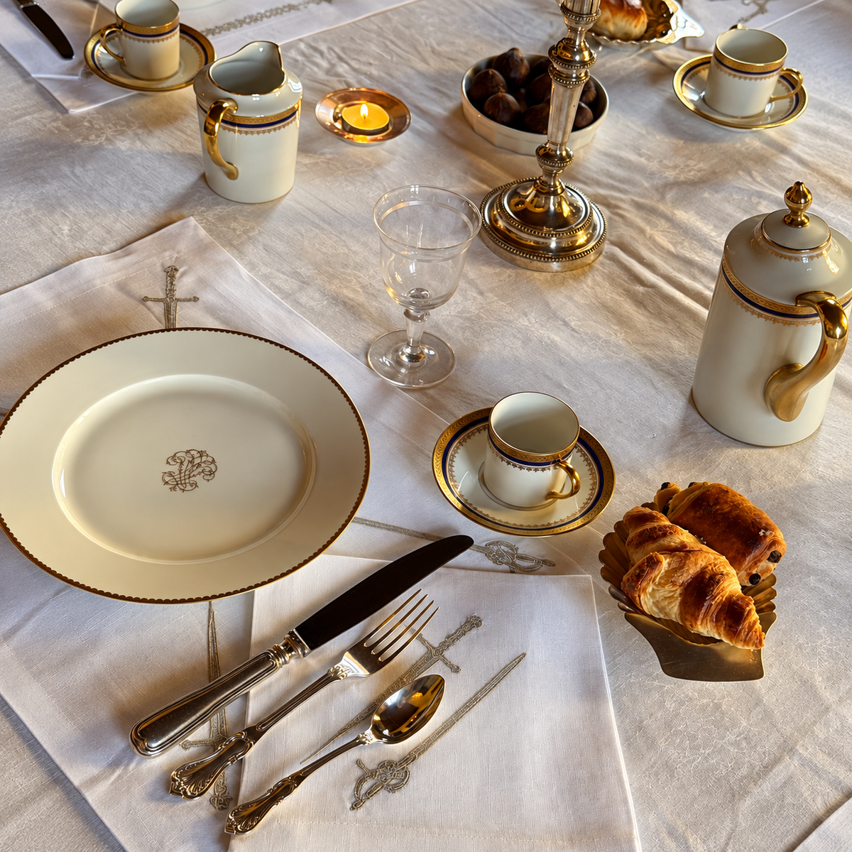 Ensemble 4 serviettes de table Collection Sword